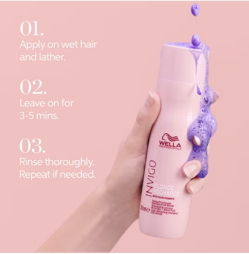 Wella Invigo Blonde Recharge Shampoo