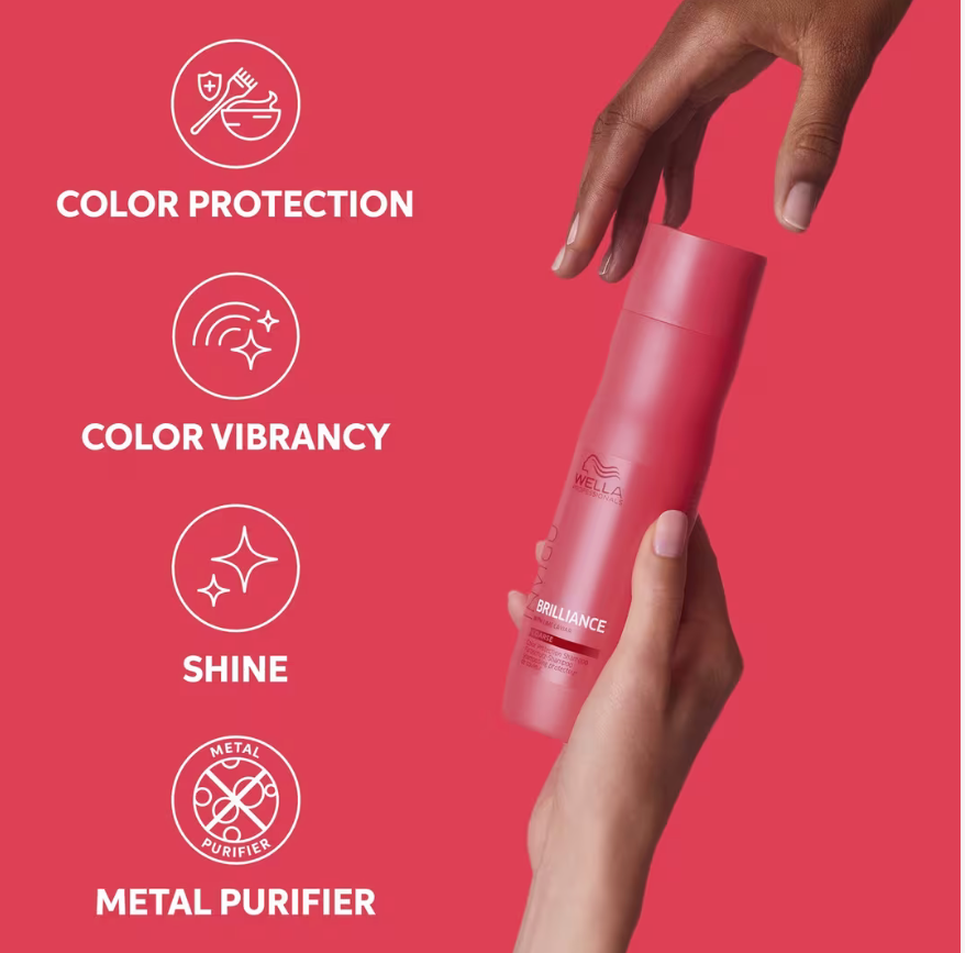 Wella Invigo Brilliance Shampoo - Coarse