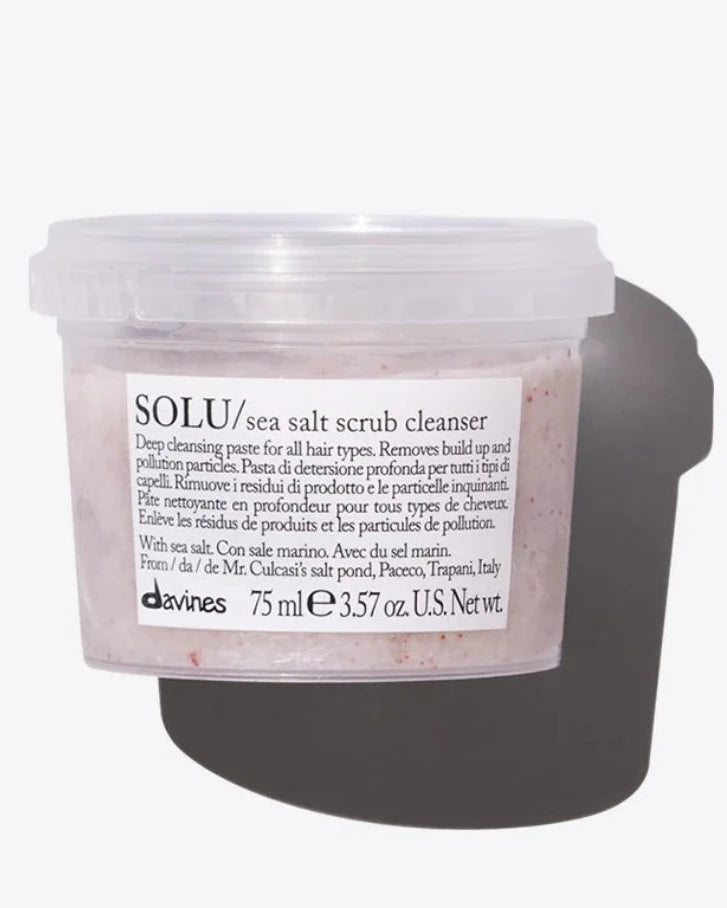Davines Essential Haircare Solu Sea Salt Scrub Cleanser - Travel