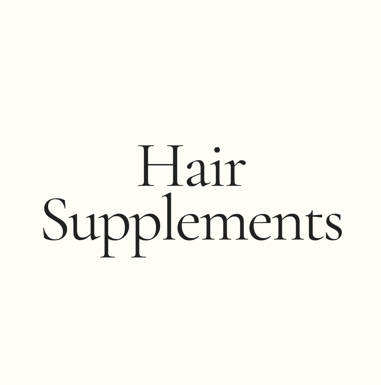 Hair Supplements