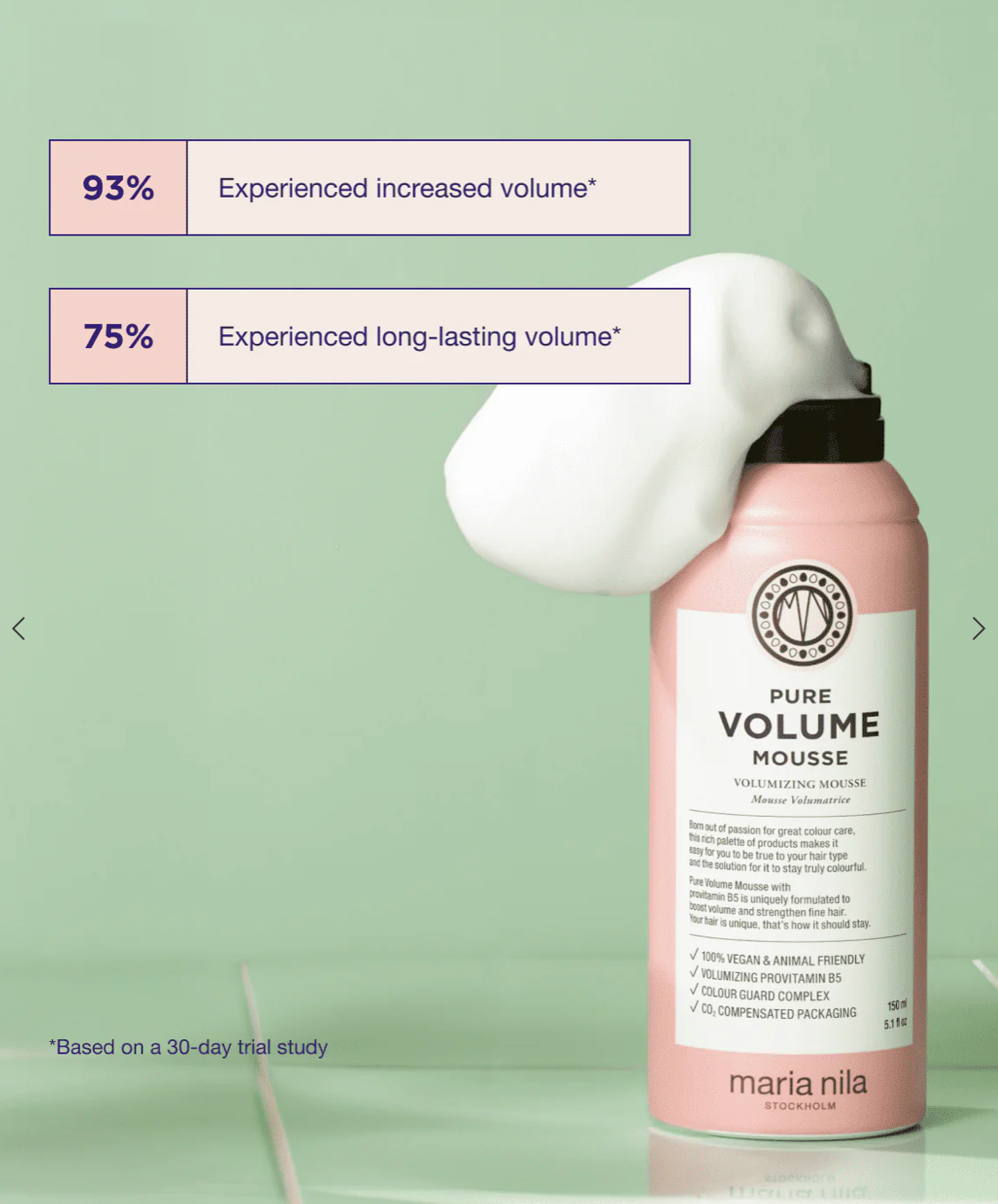 Maria Nila Pure Volume Mousse