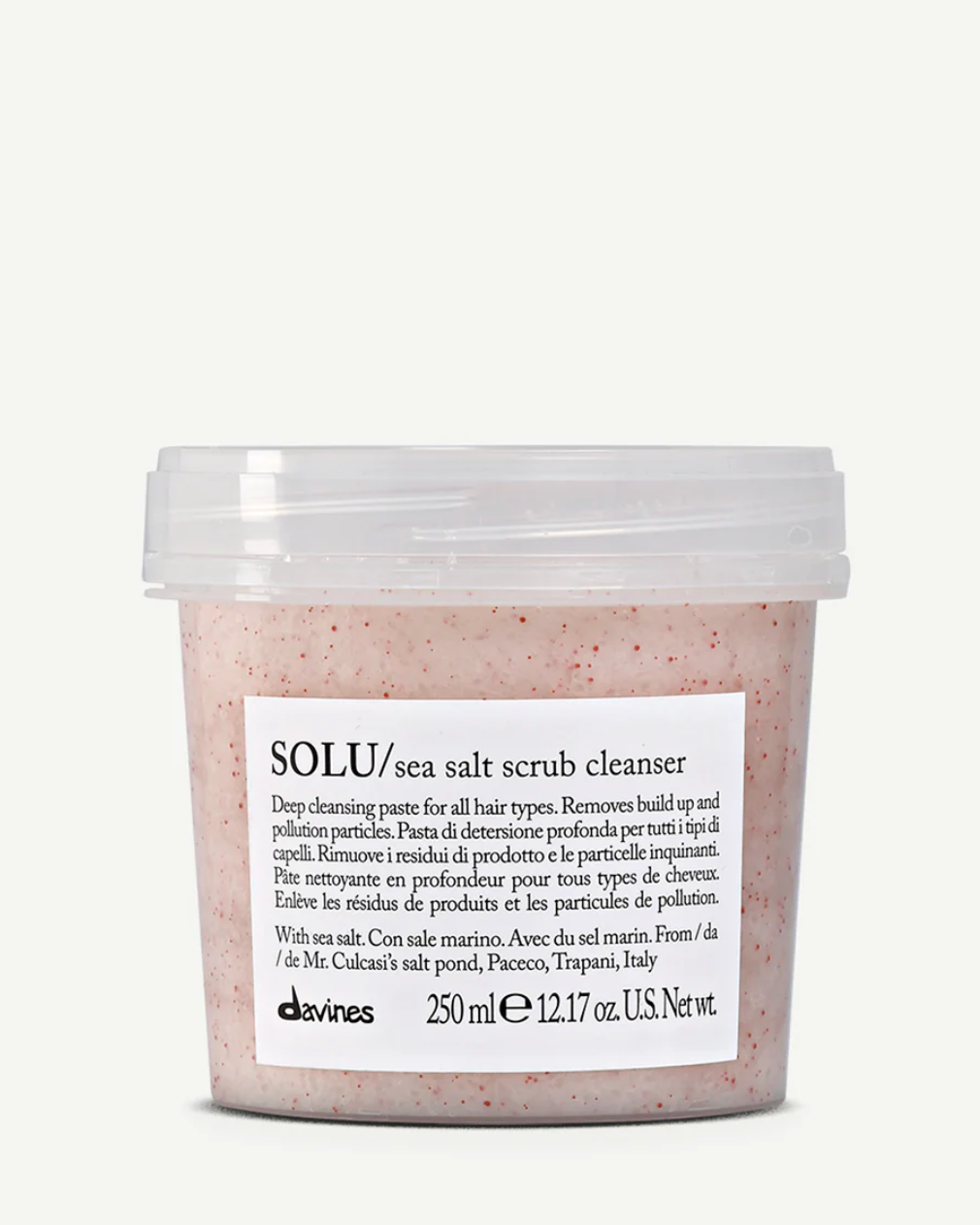 Davines Solu Sea Salt Scrub Cleanser
