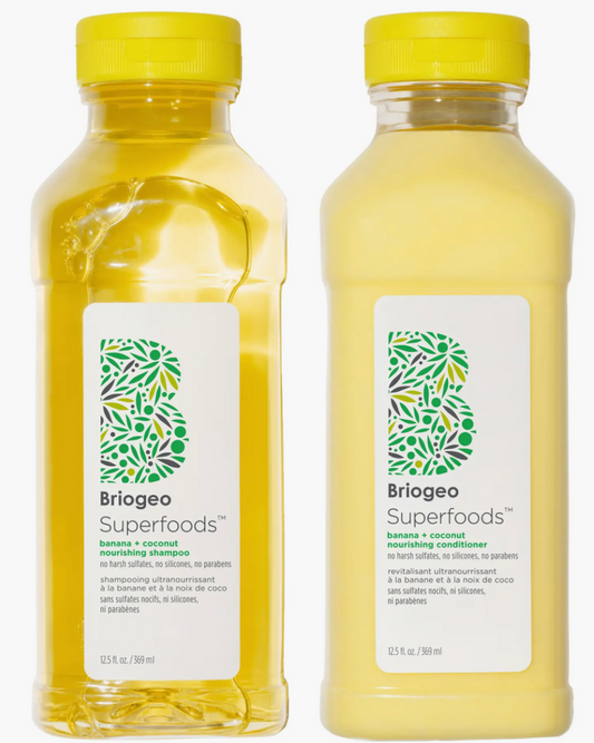 Briogeo Superfood Banana + Coconut Nourishing Hair Duo
