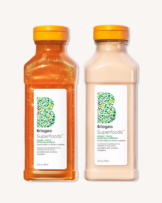 Briogeo Superfoods Mango + Cherry Balancing Hair Duo
